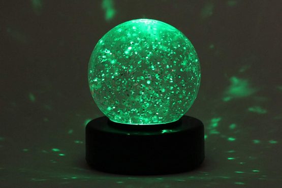 Playlearn SWGB Glitter Ball snow globe with LED color changing Mood Light - Image 4