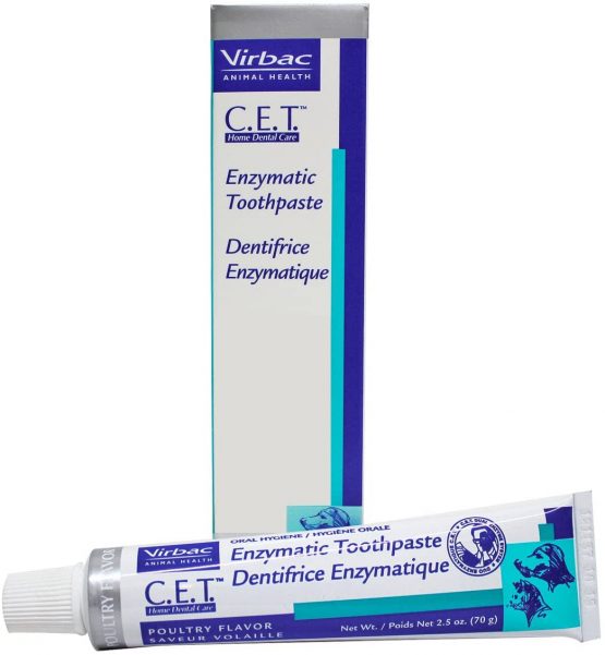 Virbac Enzymatic Toothpaste (Poultry Flavour 70g) with Smart Finger