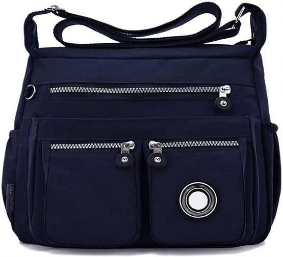 GFM® Womens Nylon Waterproof Cross Body Shoulder Bag (NCB-5)
