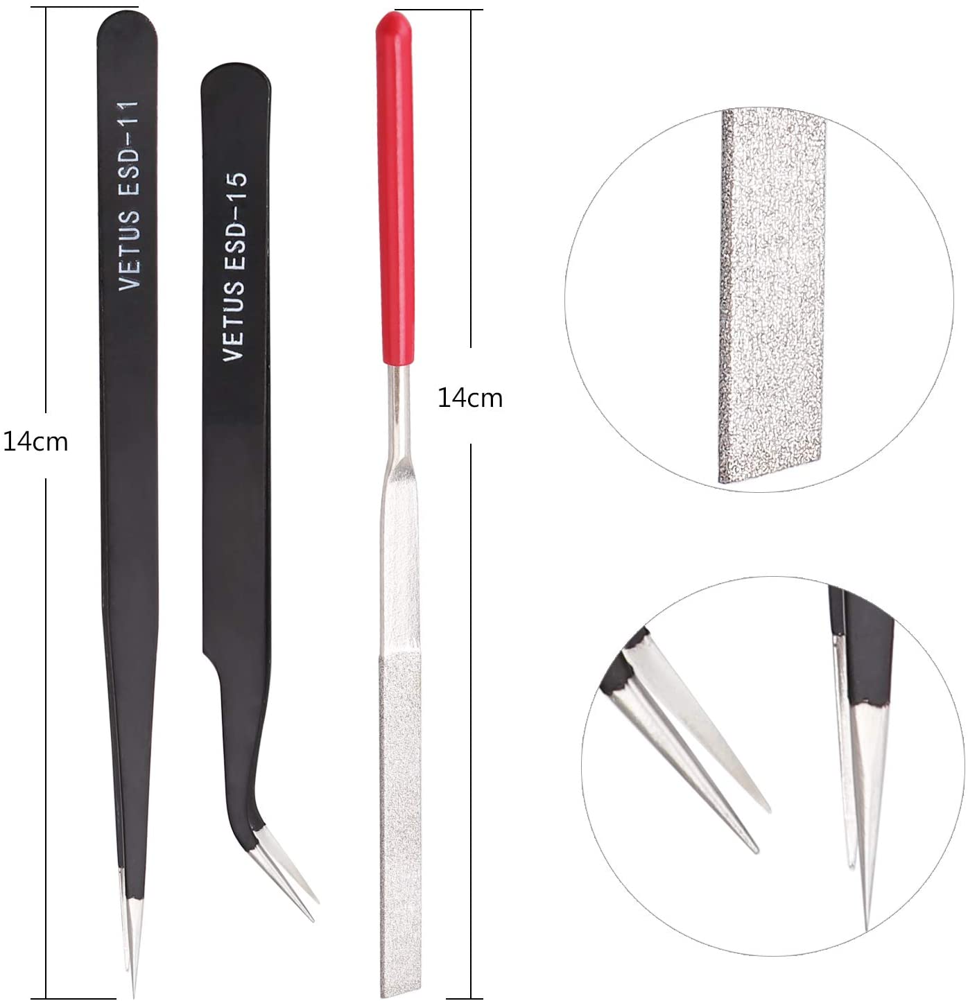 HSEAMALL 11PCS Gundam Model Tools Kit, Hobby Building Craft Set for Basic Model Building Repairing and Fixing - Image 4