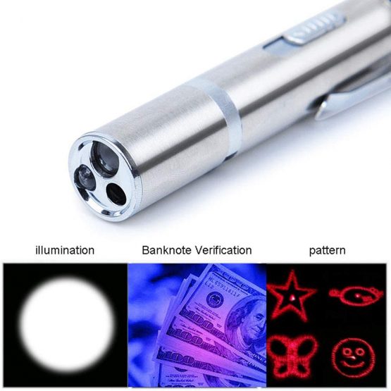 SUOXU Cat Toys,Led Pointer Cat Toys, Cat Chaser Toys -7 in 1 Function Cats Tracker -USB Rechargeable,Cat Interactive Toys Wand, Pet Cat Catch Single Interactive Exercise Cat Training Tool - Image 3