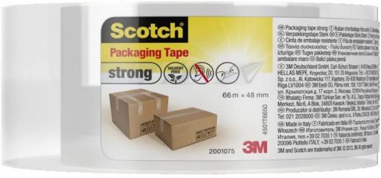 Scotch 4501T6648 66 m x 48 mm Strong Packaging Tape - Clear - Image 2