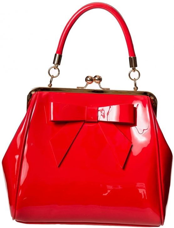Banned Apparel American Vintage 50s Rockabilly Shiny Handbag