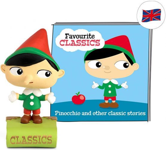 tonies Audio Character for Toniebox, Pinocchio and Other Stories, Audio Book Story Collection for Children for Use with Toniebox Music Player (Sold Separately)