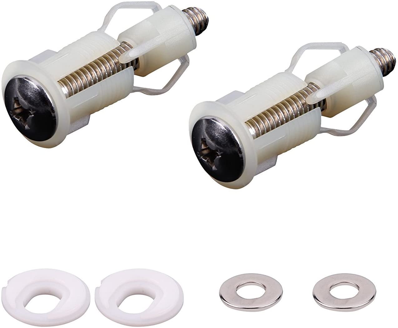 Toilet Seat Top Fixing Hinges Screws WC Hole Fixing Easy Installation 2