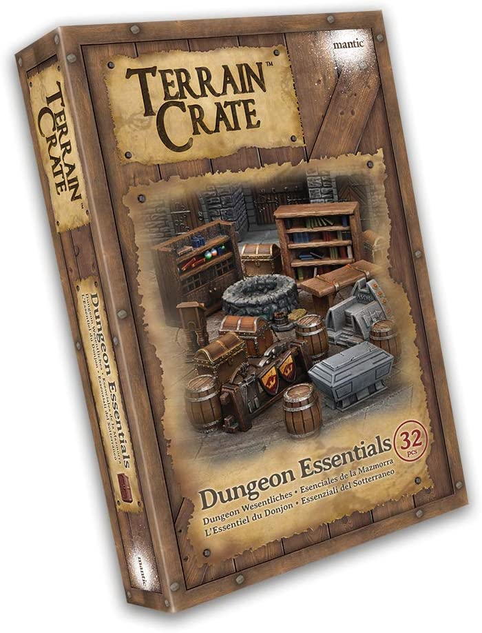 mantic TerrainCrate: Dungeon Essentials Games, Multicolor, Medium