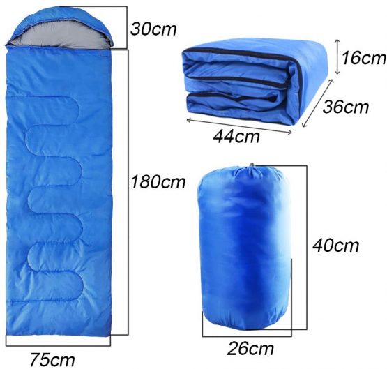 VINFUTUR Sleeping Bag Blanket Portable Lightweight Sleeping Bag with