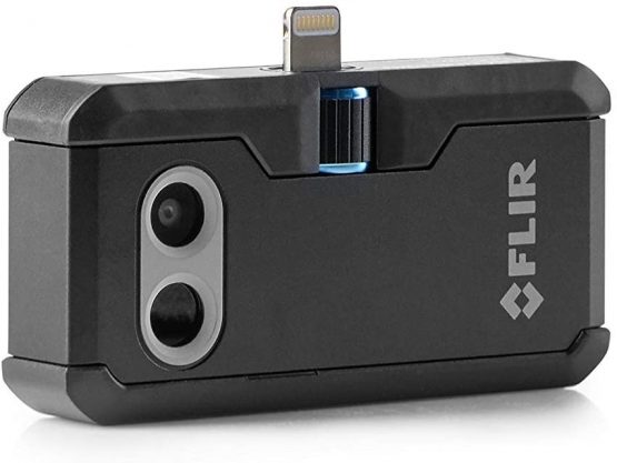 FLIR ONE Pro iOS ONE PRO Thermal Imaging Camera for iOS, 160 x 120 Thermal Resolution, VividIR Lightning Connector, Neutral - Image 2