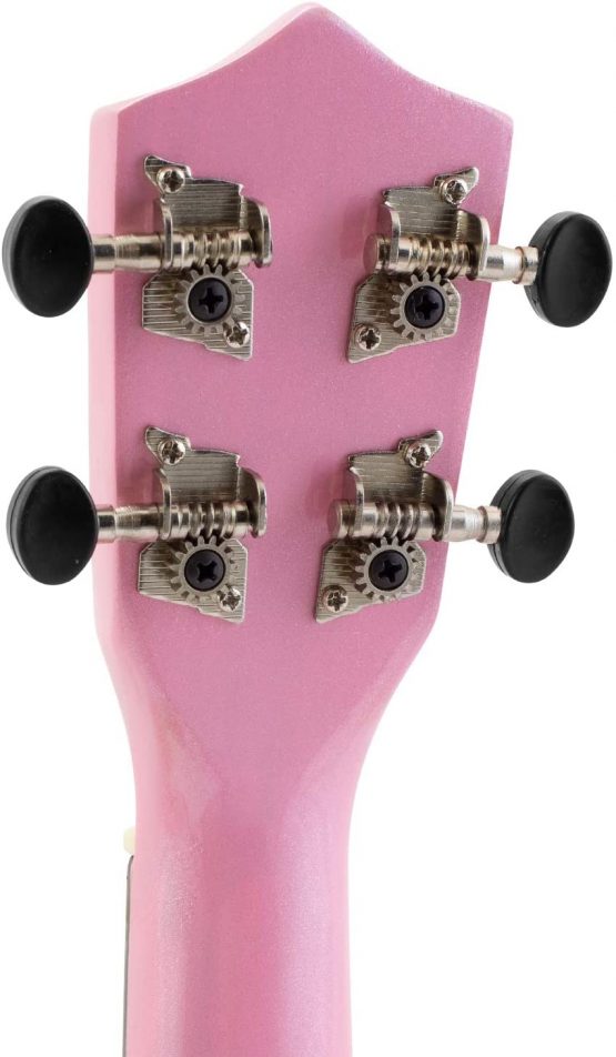 TIGER UKE7-PK Soprano Ukulele for Beginners includes Gig Bag, Felt Pick, Spare Set of Strings Now Equipped with Aquila Strings Pink - Image 4