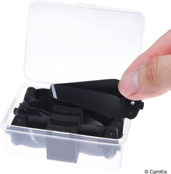 CamKix Propellers replacement for DJI Spark - 2 Sets (8 Blades) - With Convenient Storage Box - Quick Release Foldable Wings - Flight Tested Design - Essential Accessory For Your DJI Spark Drone - Image 3