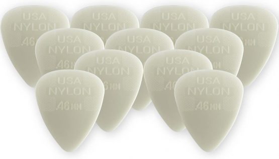 Dunlop JD-44P.46 Nylon Standard Player Pack (Pack of 12)