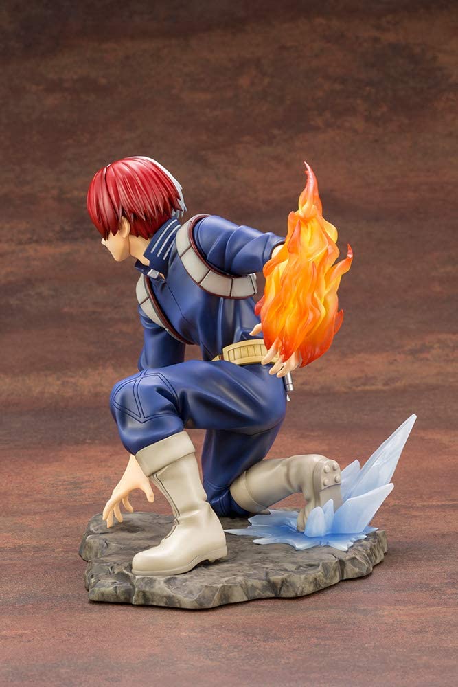 Kotobukiya My Hero Academia Artfx J Shoto Todoroki Statue, Red and Blue - Image 4