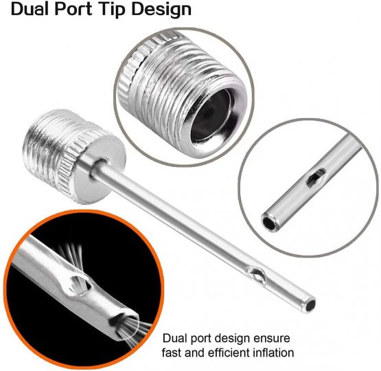 SZSHIMAO Bike Valve Adapter Bicycle Valve Adaptor Converter (DV/AV/SV) Ball Needle Nozzle Ball Pump Needle Set for Compressor Bike Floor Pump Air Pump Ball Pump 10-Pcs - Image 4