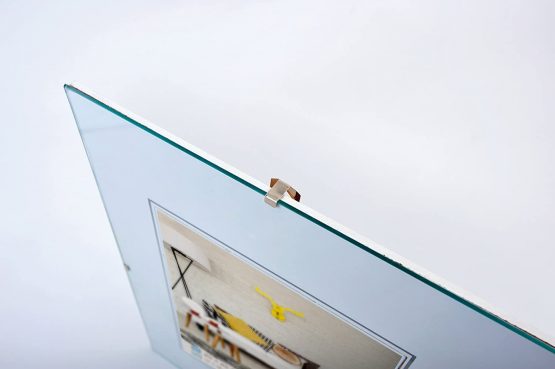 Walther Design RB520K frameless clip picture holder, clear glass, 6 x 8 inch (15 x 20 cm) - Image 2