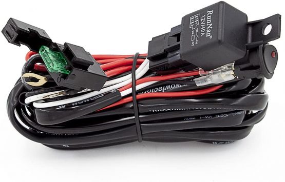 WOWLED Wiring Harness Switch Relay Kit for Connecting 2 LED Truck Driving Light Bar SUV 4WD ATV - Image 2