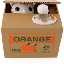 Gearmax Automatic Piggy Bank Stealing Coins Penny Cents Creative Box Saving Your Money (Cat)