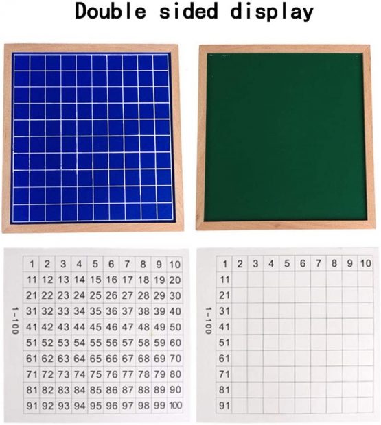 Amasawa Puzzle Digital Board,1-100 Digital Continuous Board,Math Puzzle Wooden toy for the Early Motor Skills Development Education of Your Child - Image 4