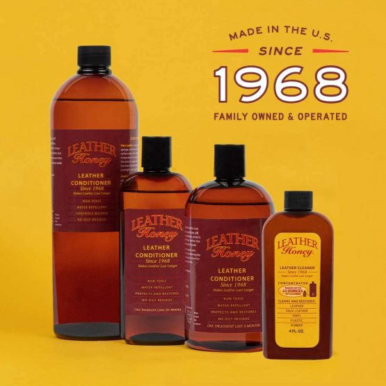 Leather Honey Leather Conditioner, the Best Leather Conditioner Since 1968, 8 Oz Bottle. For Use on Leather Apparel, Furniture, Auto Interiors, Shoes, Bags & Accessories. Non-Toxic & Made in the USA! - Image 4