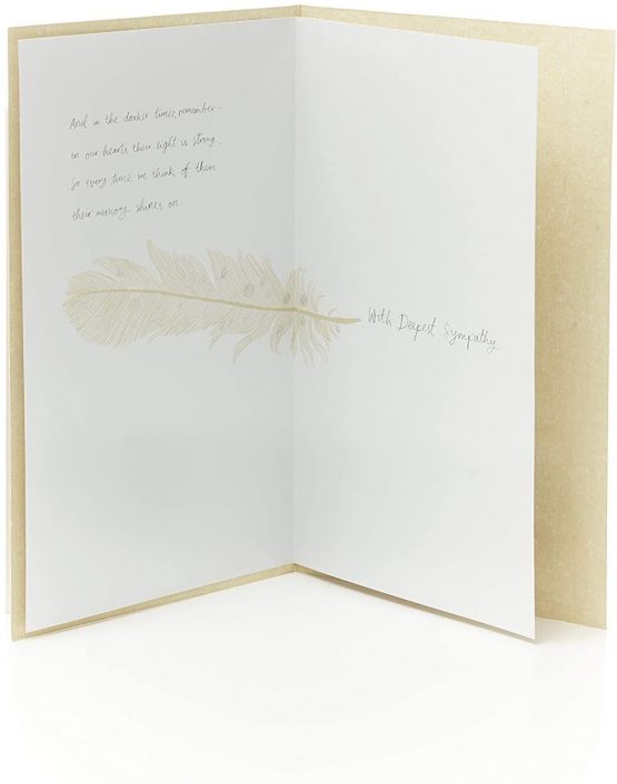 Sympathy Card, Bereavement Card, Thinking of You Card with Lovely Message - Image 2