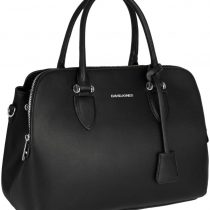 David Jones - Women's Bugatti Handbag - Top Handle Faux Leather Bag - Tote Shoulder Crossbody Bag Multiple Compartments Pockets - Ladies Shopper Elegant Shopping Bag Satchel