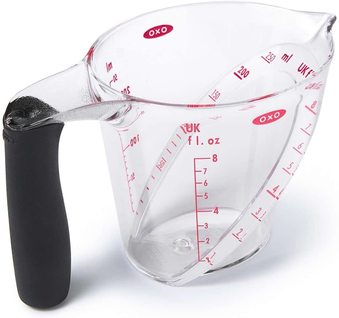 OXO Good Grips Angled Measuring Jug, 250 ml, Transparent, 250ml