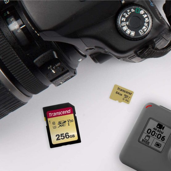 Transcend 8GB SDXC 500S Memory Card UHS- I, C10, U3, V30, 4K, Full HD, MLC, Up to 95/50 MB/s (Ideal for DSLR cameras and advanced camcorders) TS8GSDC500S - Image 3