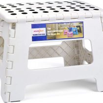 HOUSE DAY Folding Step Stool Lightweight Plastic Step Stool,9 inch Foldable Step Stool for Kids,Non Slip Folding Stools For Kitchen Bathroom Bedroom 2020 Plastic Stepping Stool