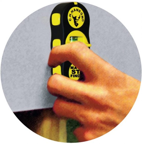 CH Hanson 03040 06565001026 Stud Finder, Black & Yellow, 1 Pack - Image 3