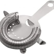 Sky Fish Hawthorne Cocktail Strainer Stainless Steel Bar Strainer Professional 4 Prong Strainer with 100 Wire Spring.