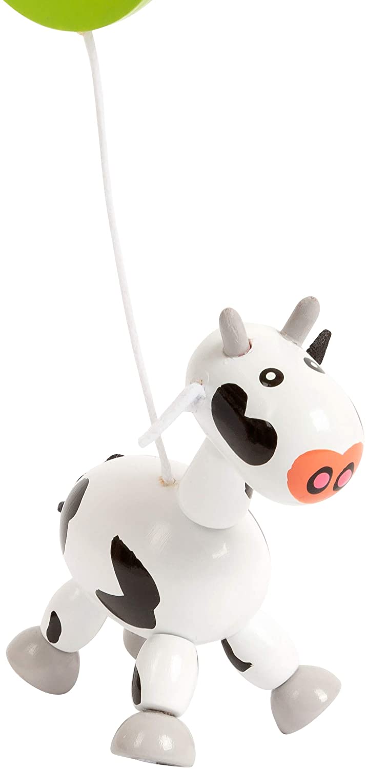 Small Foot 11455 Wooden Farm Mobile, with Cute Animal Figures and a Classic Farmhouse for The Baby's Room - Image 3