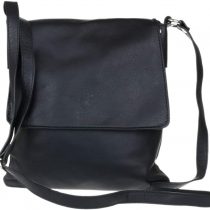 Girly Handbags Italian Soft Leather Cross Body Shoulder Bag Flap Zipper