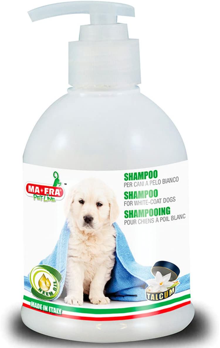 AMICO MIO Shampoo for White Haired Dogs with Neen Oil