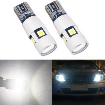 HSUN T10 501 LED Light Bulb,W5W 175 194 12961 2825 5LED SMD3030 Chip with Canbus Function for Car Side Marker Indicator Reverse Backup Interior Light,2 Pack,6000K White