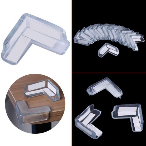 DEWIN Baby Safety Corner Protectors - Corner Table Protector Baby Kid Safety Transparent Protector Pad Furniture Edge Table Corner Protection 15Pcs - Image 4