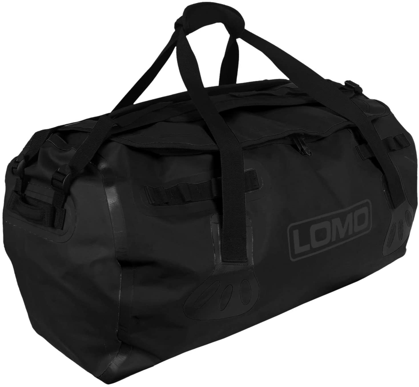 Lomo Blaze 60L Expedition Holdall Duffel Rucksack Bag with Zip- Black