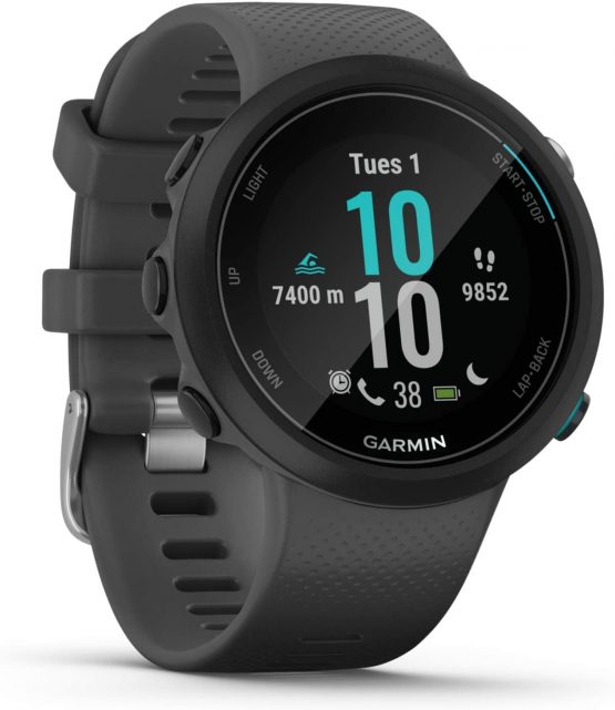Garmin Swim 2 GPS Swimming Smartwatch, Slate Grey, One Size