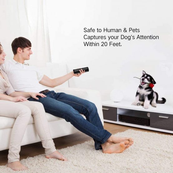 OYEFLY Handheld Dog Repellent Trainer, 3 in 1 Anti Barking Device with LED Flashlight, Ultrasonic Dog Deterrent and Bark Stopper Dog Trainer Devices - Training Tool/Stop Barking (Black) - Image 4