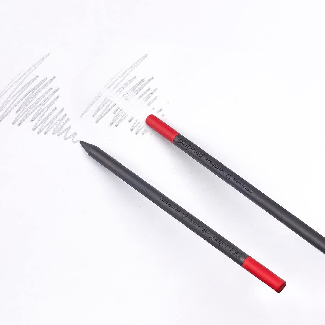 Perpetua, Recycled Graphite Pencil, Standard, 1, Red - Image 4