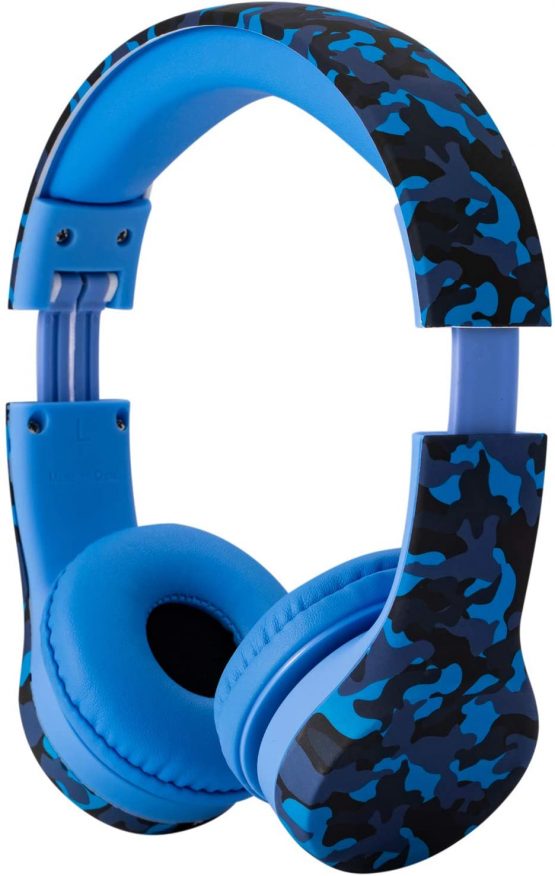 Snug Play+ Kids Headphones with Volume Limiting for Toddlers (Boys/Girls) - Blue Camo - Image 2