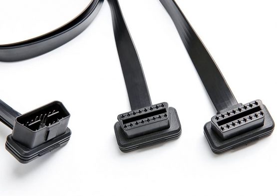 bbfly-B4 OBD II OBD2 16 Pin Splitter Extension 1 x Male and 2 x Female Extension Cable Adapter (1FT/30CM) - Image 4