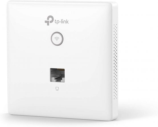 TP-Link EAP115-Wall Omada N300 Wireless Wall-Plate Access Point, 802.3af, Easily Wall Mount, Free EAP Controller Software