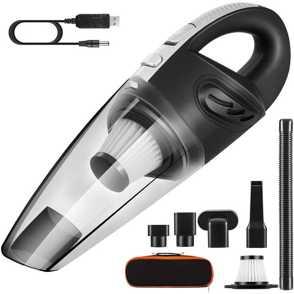 Newdora Cordless Car Vacuum Cleaner for Car Interior Care 5000PA Strong