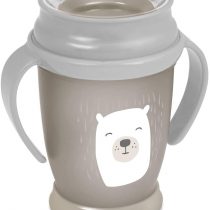 LOVI 360 Degree Toddler Trainer Sippy Cup | 9m+ | 210 ml | BPA Free | SteriTouch Antibacterial Protection | Profiled Handles | Innovative Sealing System | Easy to Clean | Buddy Bear Mini