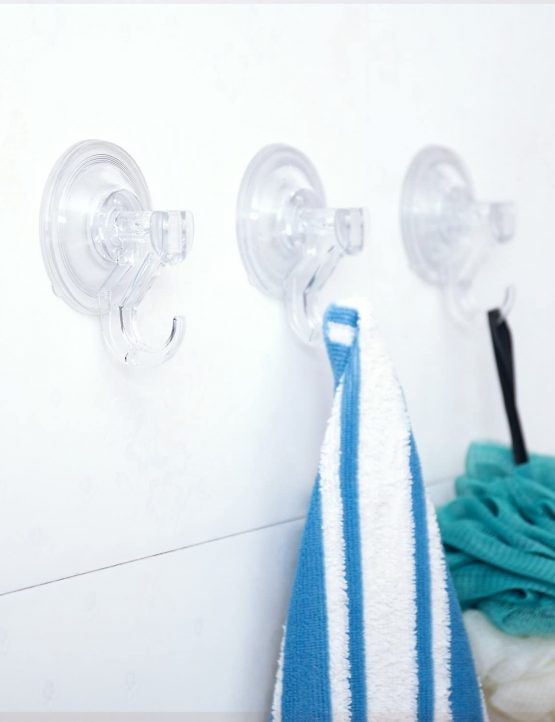 Hooks, Ulinek 4 Pack Bathroom Wall Door Wreath Glass Window Hanging Suction Cups Sucker Hooks Kitchen Utensil Handbag Key Coat Towel Holder Hanger Heavy Duty Max Holding 3 KG - Image 2