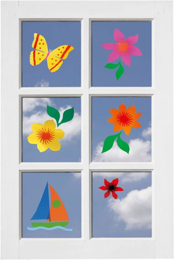 Folia 455409 - Window Film, 23 x 33 cm, 10 Sheets, Assorted Colours - Image 3