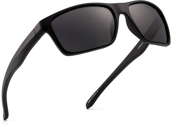 JIM HALO Polarized Sunglasses for Men Women Wrap Around Sprot Sun Glasses for Cycling Fishing Driving