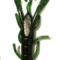 FISHIN ADDICT CRAY CRAY Crayfish Creature Bait fishing lure soft plastic EMERALD pack of 3