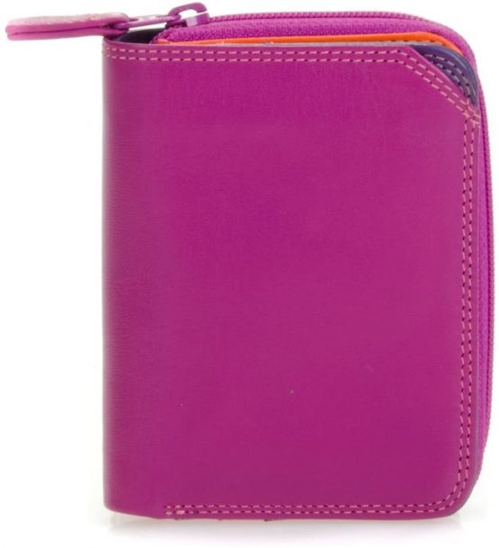 Leather women's Wallet MYWALIT - Small Zip Wallet - 226-75 Sangria