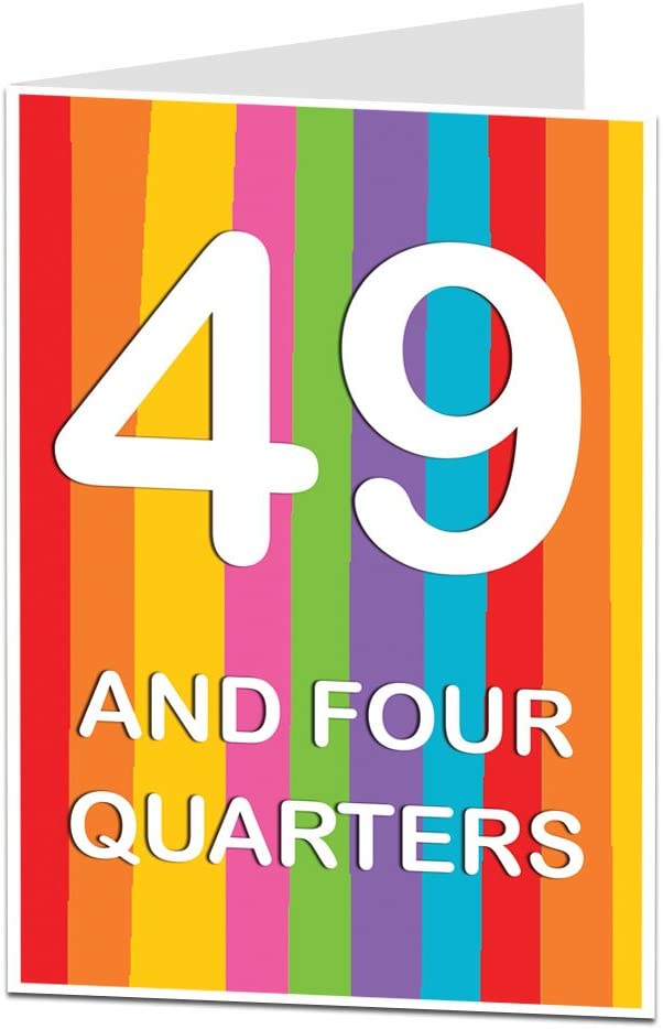 Funny 50th Birthday Card For Him & Her Men Women, yellow|beige|brown|blue|orange