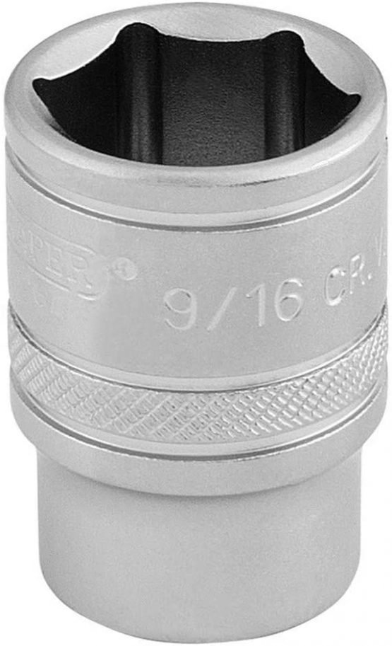 Draper 16571 Square Drive 6 Points Imperial Socket 3/8" Length